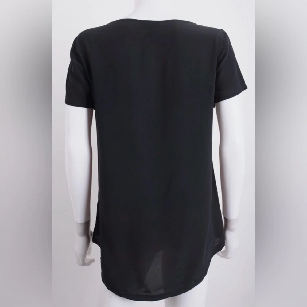 Elegant Black Women's Top - Picture 2 of 4